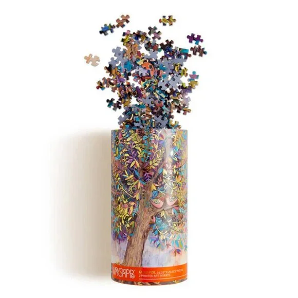 Illumination Tree 1000 Piece Gold Foil Puzzle - Picture 8 of 9